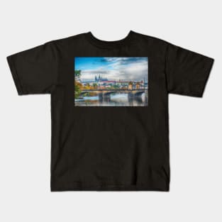 Vltava River in Prague Kids T-Shirt